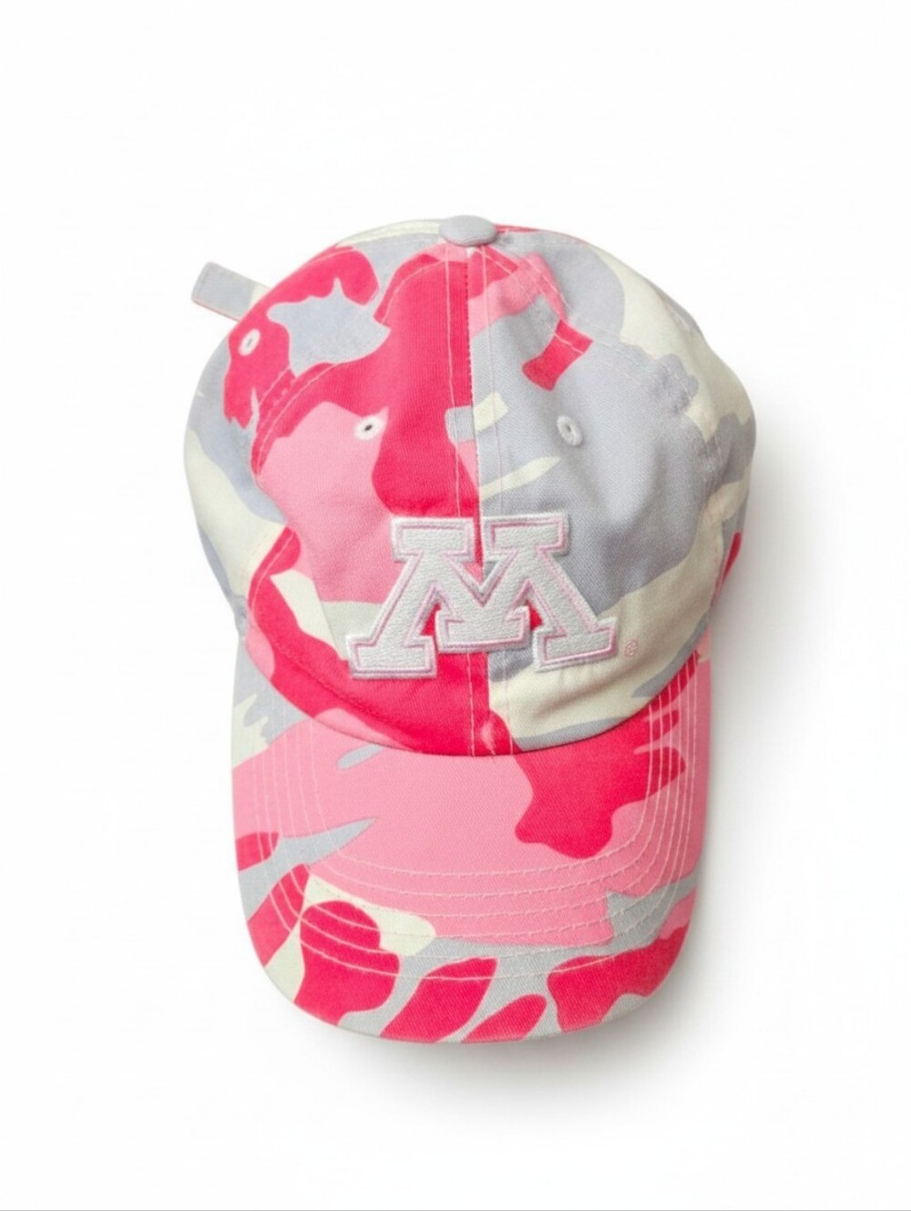 Minnesota Gophers Captivating Headgear Gray Pink Camo Hat OS